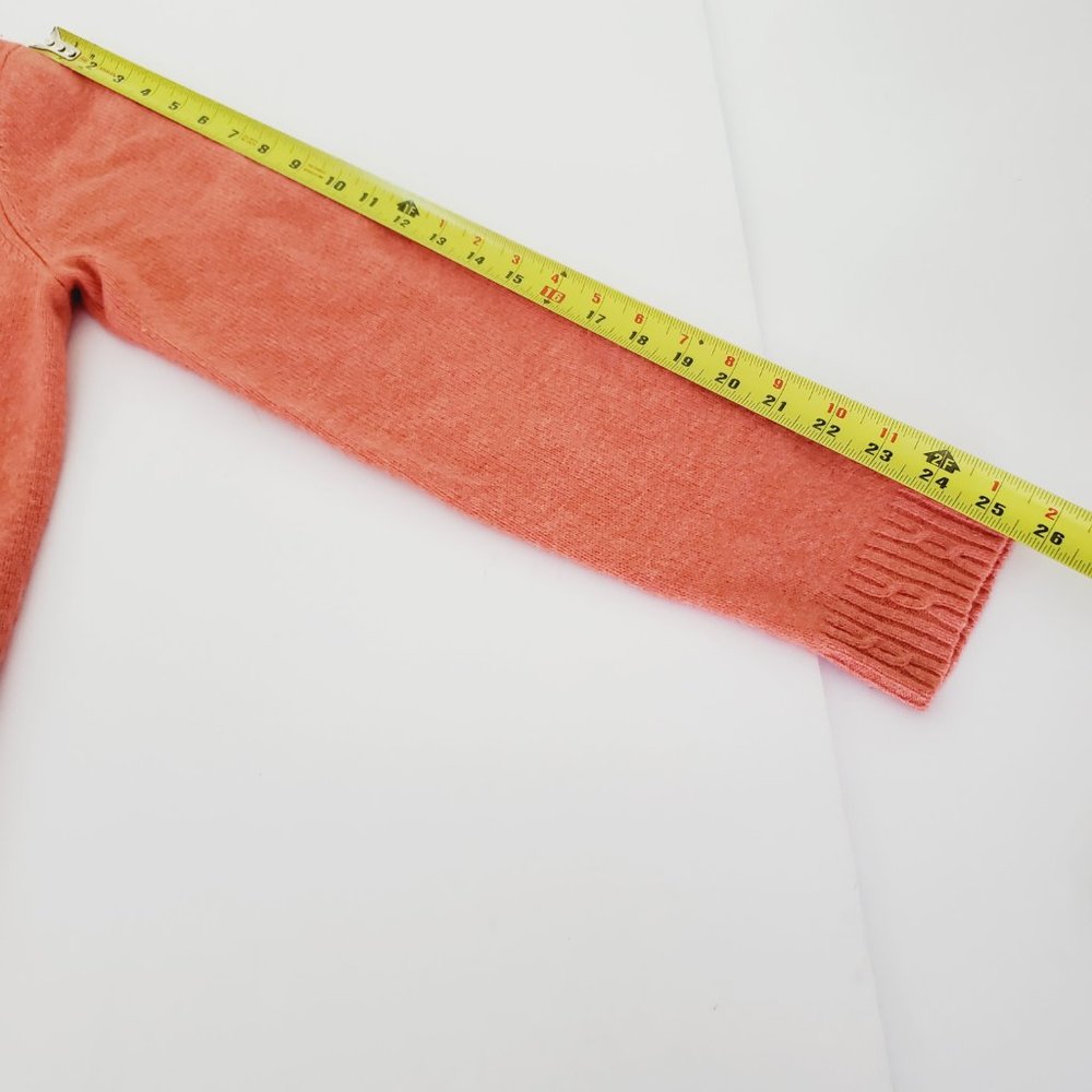 Balenciaga Knits Sweater Wool Cable Knit Fisherman Fall Winter Coral Pink 42 - Picture 9 of 14